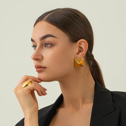 [Gaonasi]Barbara Gold Earrings