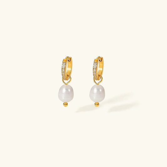 [Gaonasi]Sara Pearl Earrings