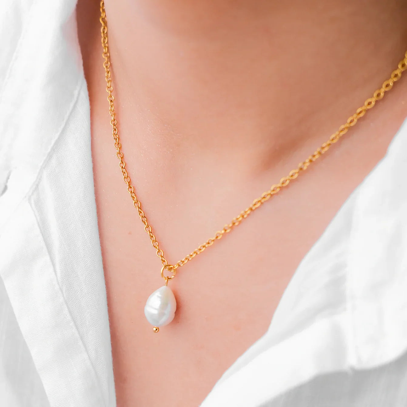 [Gaonasi]Serenade Pearl Necklace