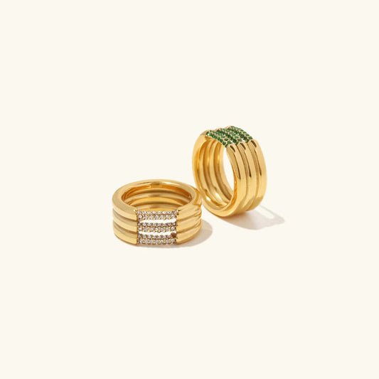 [Gaonasi]Serenity Diamond Gold Ring