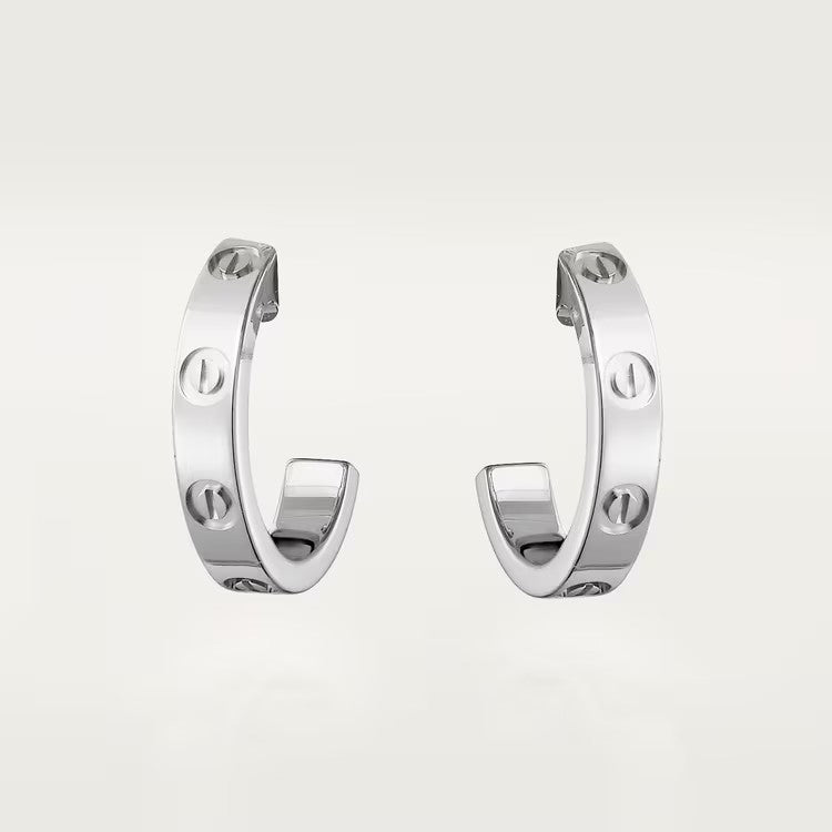 [Gaonasi Jewelry]LOVE EARRINGS 2.65 MM NO DIAMOND SMALL