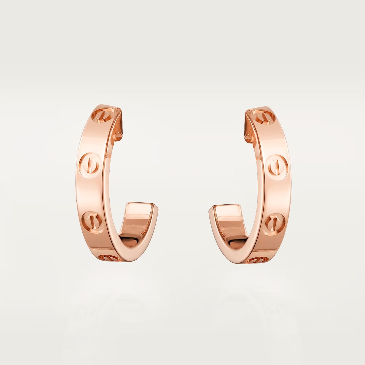 [Gaonasi Jewelry]LOVE EARRINGS 2.65 MM NO DIAMOND SMALL