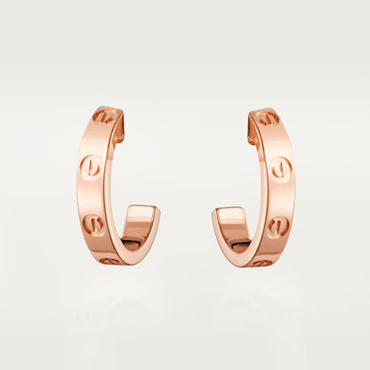 [Gaonasi Jewelry]LOVE EARRINGS 2.65 MM NO DIAMOND SMALL