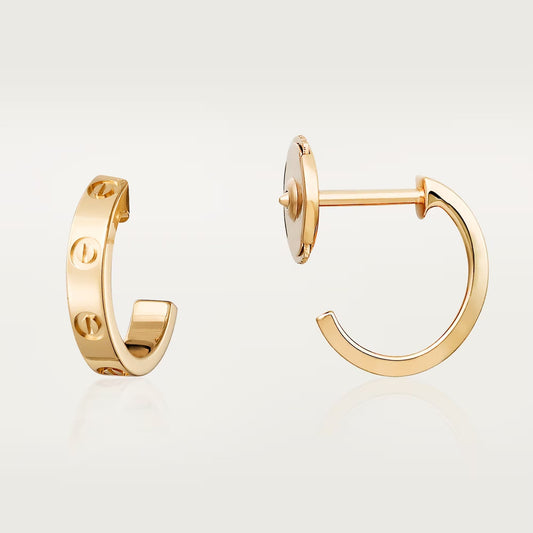 [Gaonasi Jewelry]LOVE EARRINGS 2.65 MM NO DIAMOND SMALL
