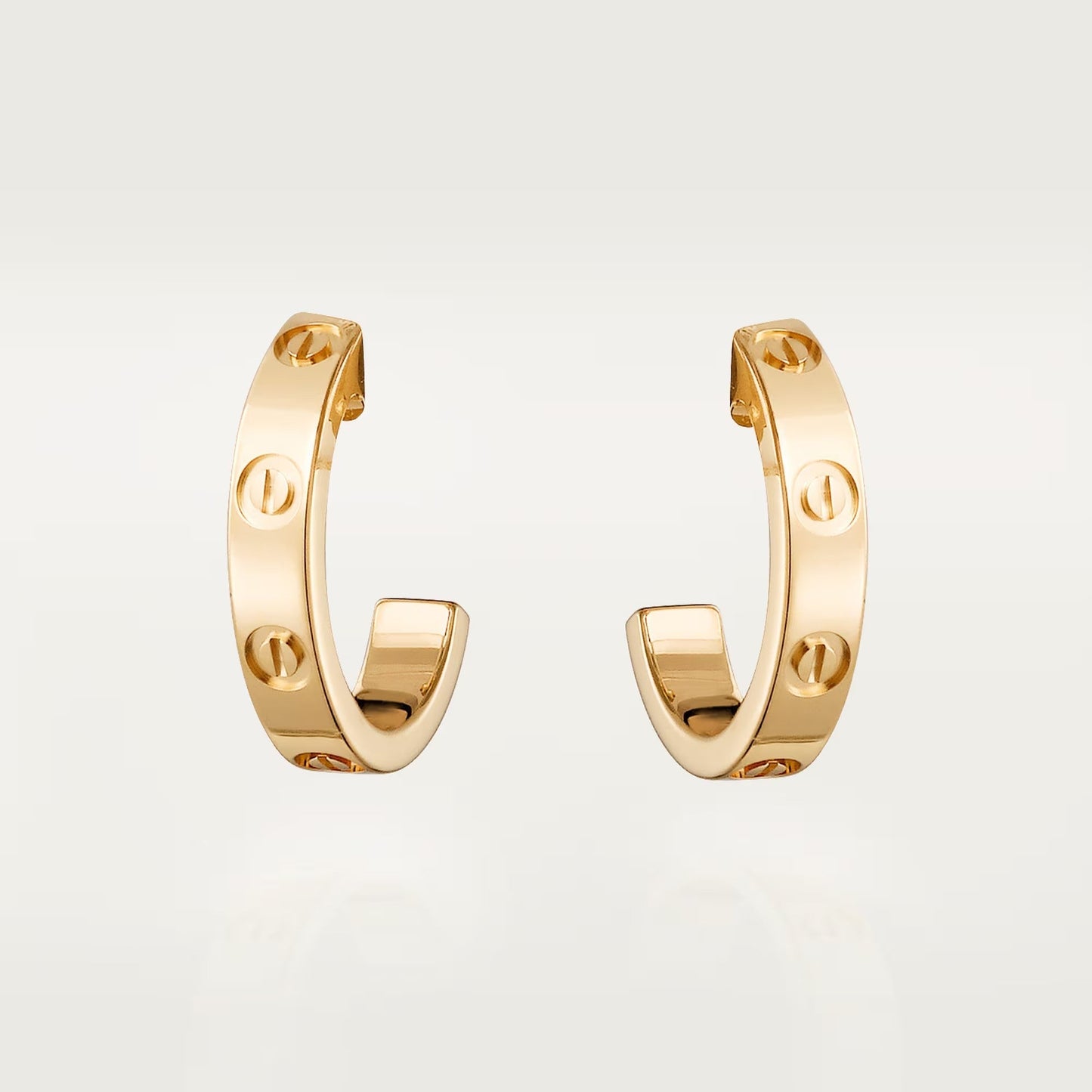 [Gaonasi Jewelry]LOVE EARRINGS 2.65 MM NO DIAMOND SMALL