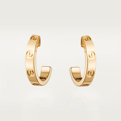 [Gaonasi Jewelry]LOVE EARRINGS 2.65 MM NO DIAMOND SMALL