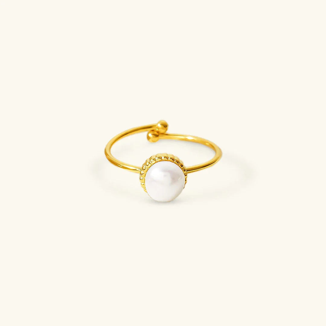 [Gaonasi]Solis Gold Pearl Ring