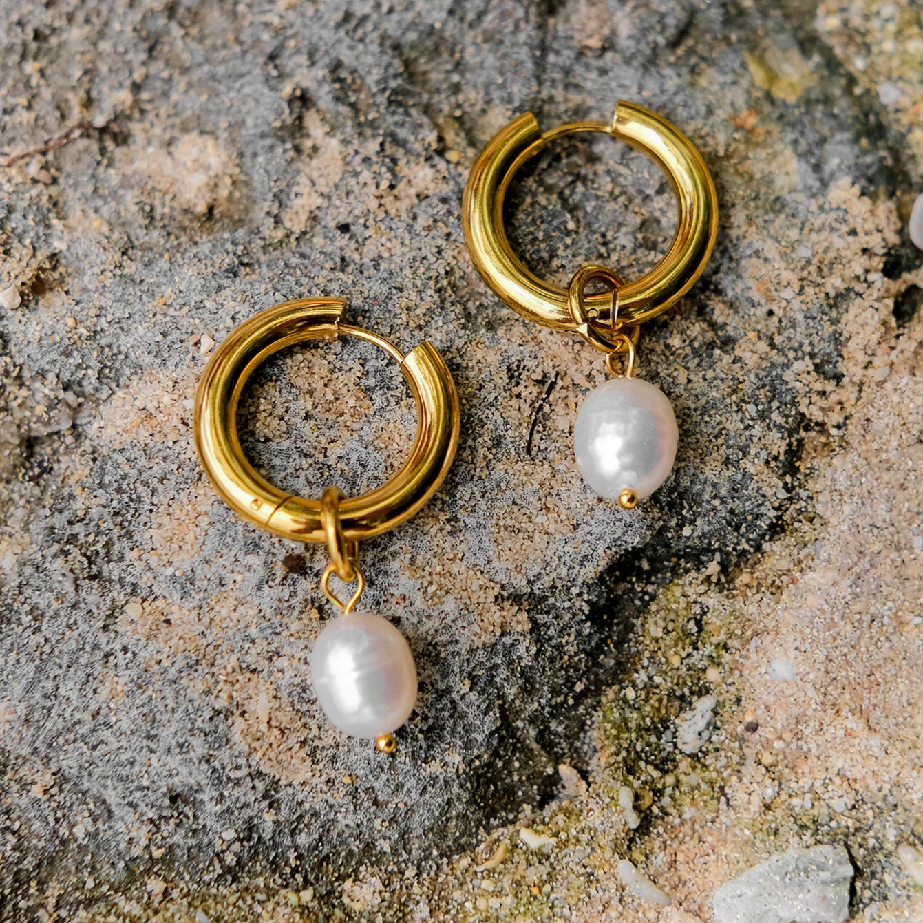 [Gaonasi]Stella Pearl Earrings