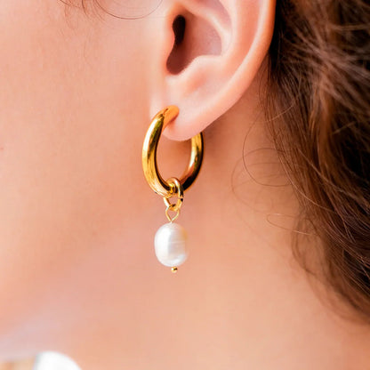 [Gaonasi]Stella Pearl Earrings