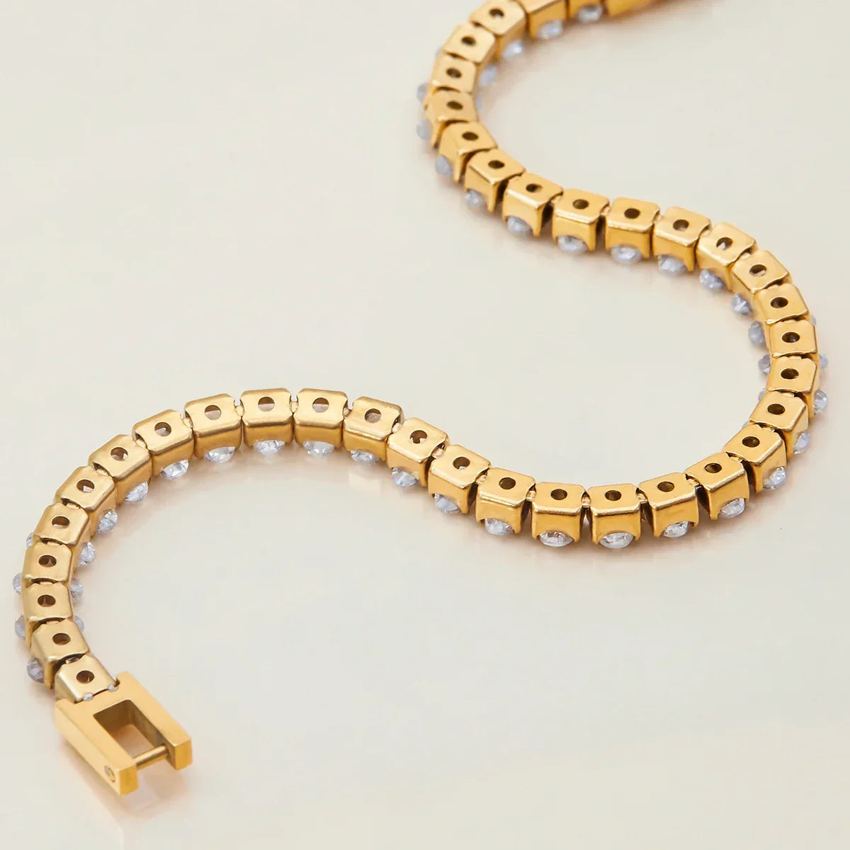[Gaonasi]Avaria Oval Cut Tennis Bracelet
