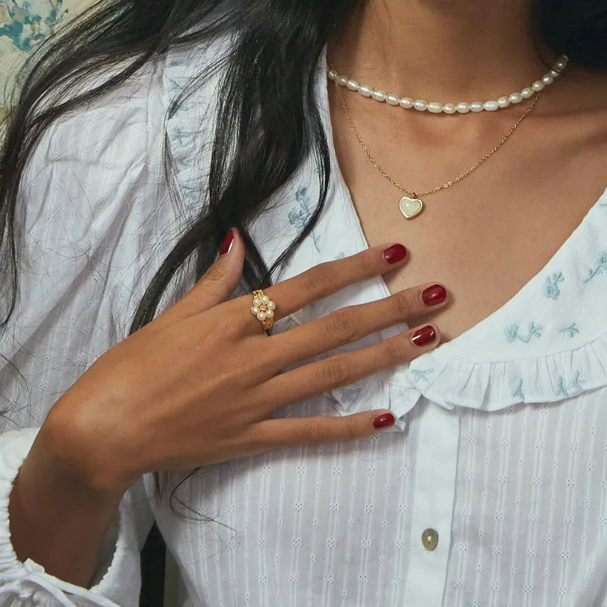 [Gaonasi]Thalia Freshwater Pearl Ring