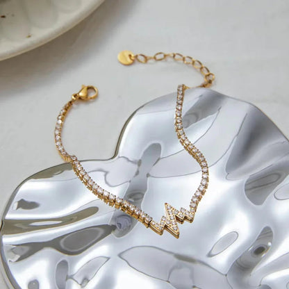 [Gaonasi]Annette Diamond Pulse Bracelet