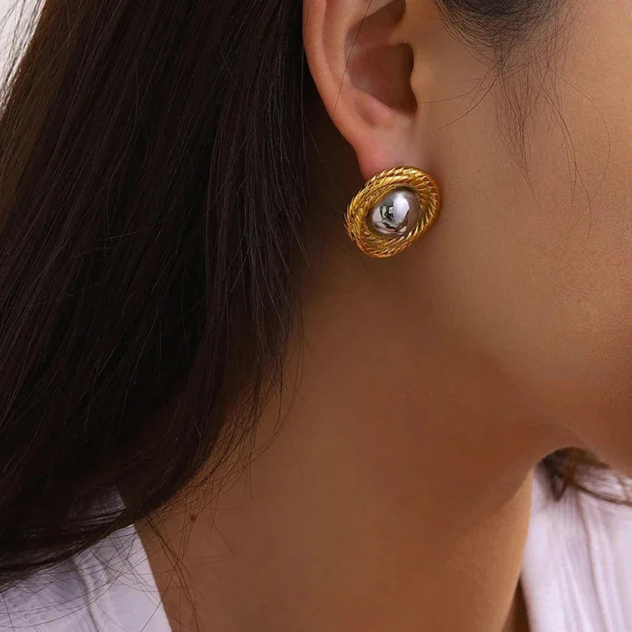 [Gaonasi]Ariadne Gold Earrings