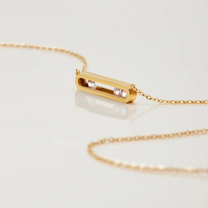[Gaonasi]Abby Sculpted Gold Pendant