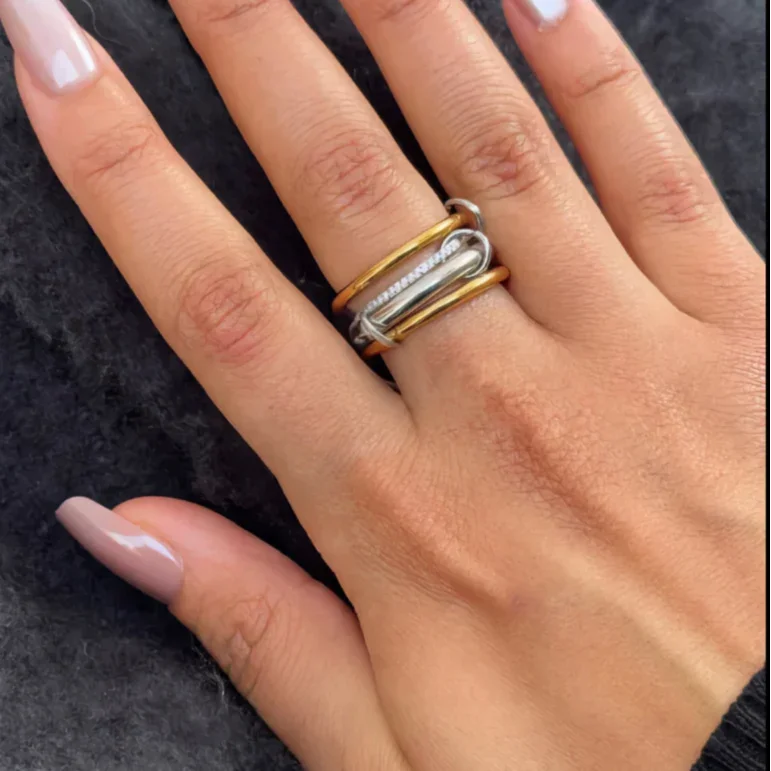 [Gaonasi]Aeliana Diamond Ring Stack