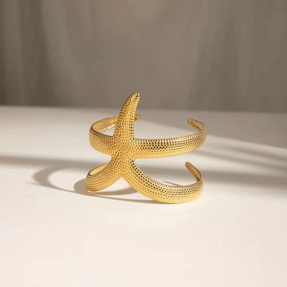 [Gaonasi]Annika Gold Starfish Cuff