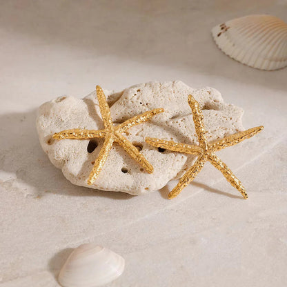 [Gaonasi]Claudia Gold Starfish Earrings