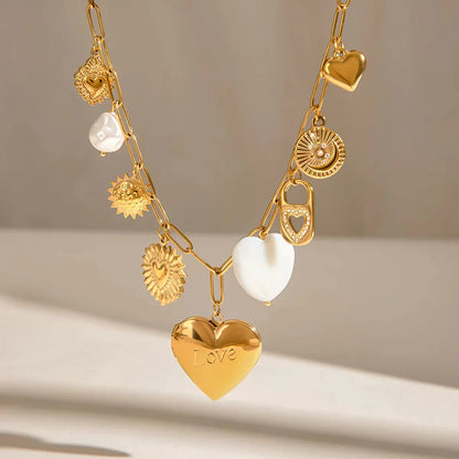 [Gaonasi]Lianne Gold Heart Locket