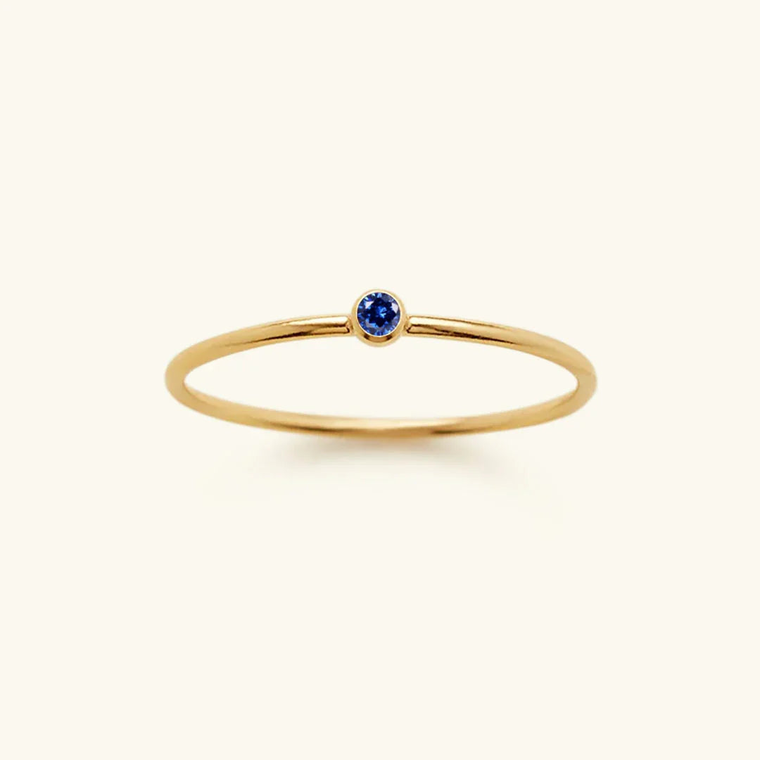 [Gaonasi]Amelia Birthstone Stacker Ring