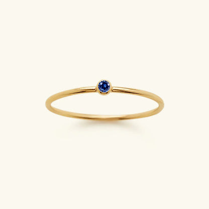 [Gaonasi]Amelia Birthstone Stacker Ring