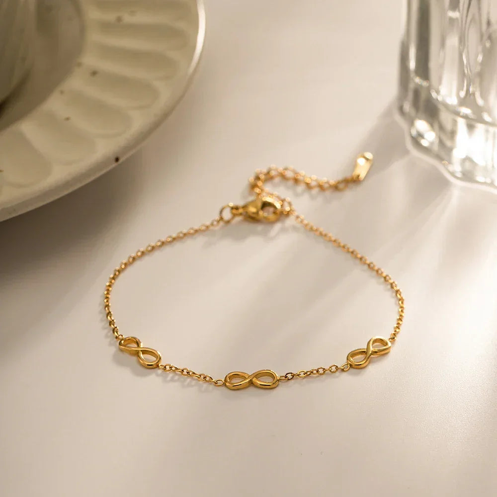 [Gaonasi]Everlasting Gold Bracelet