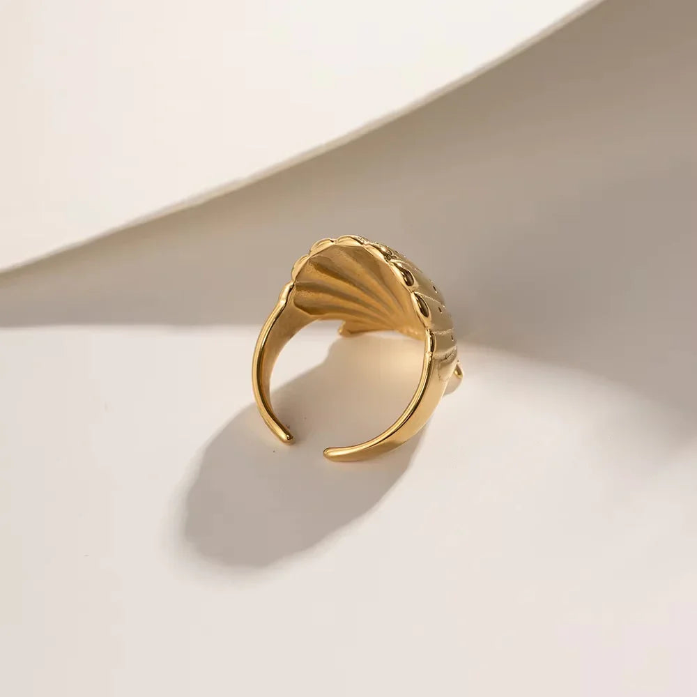 [Gaonasi]Aloha Gold Seashell Ring