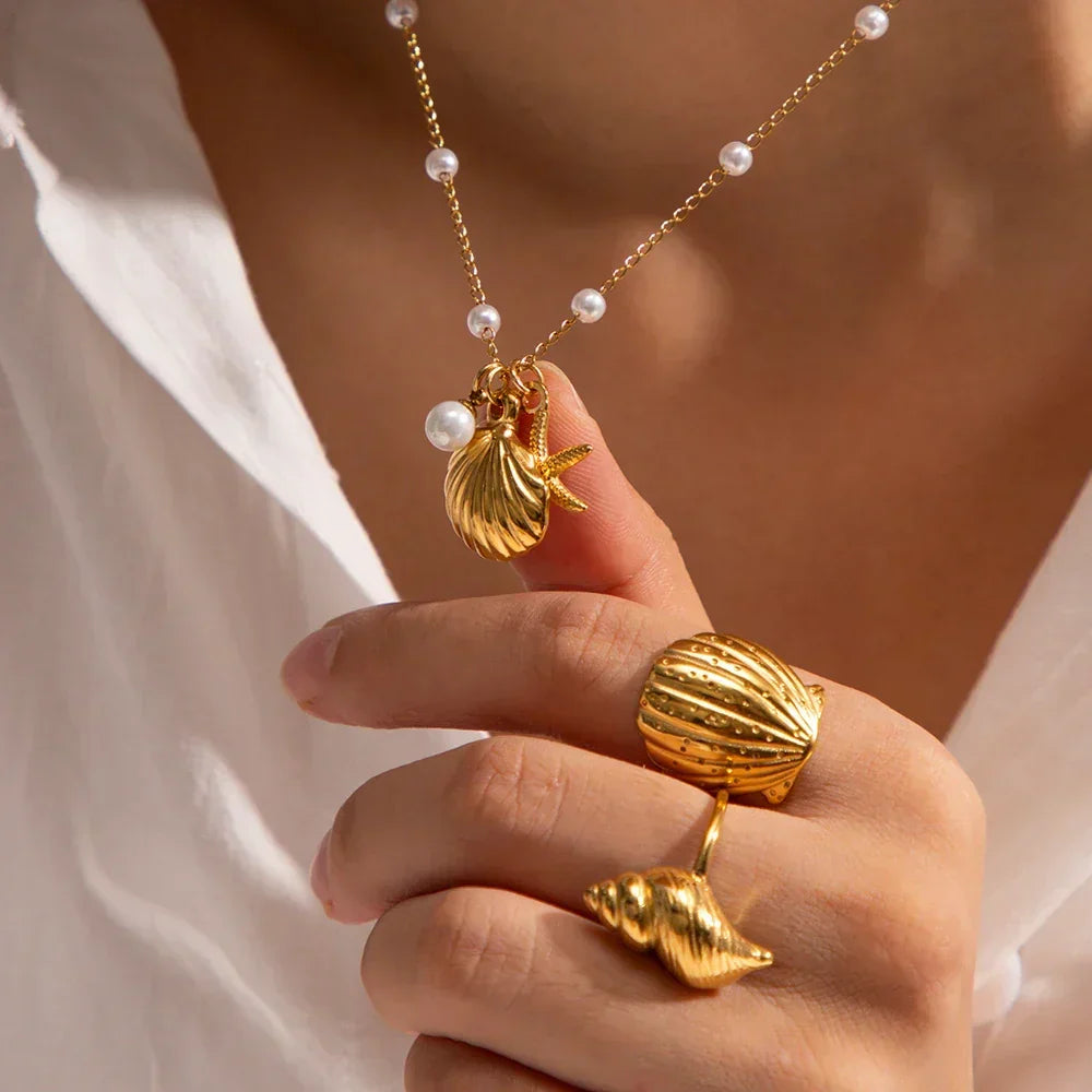 [Gaonasi]Rebecca Freshwater Pearl Necklace