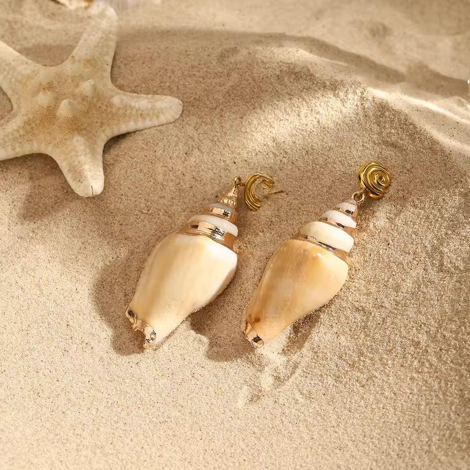 [Gaonasi]Sabrina Seashell Earrings