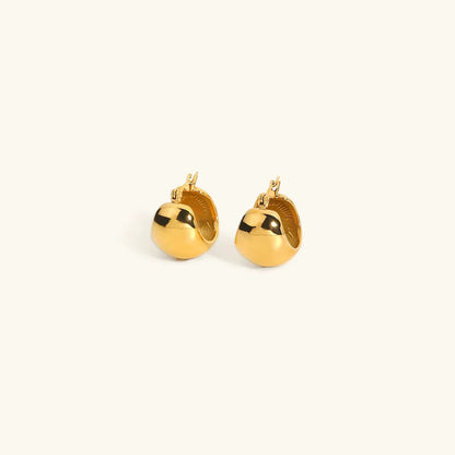 [Gaonasi]Sunna Gold Huggie Earrings