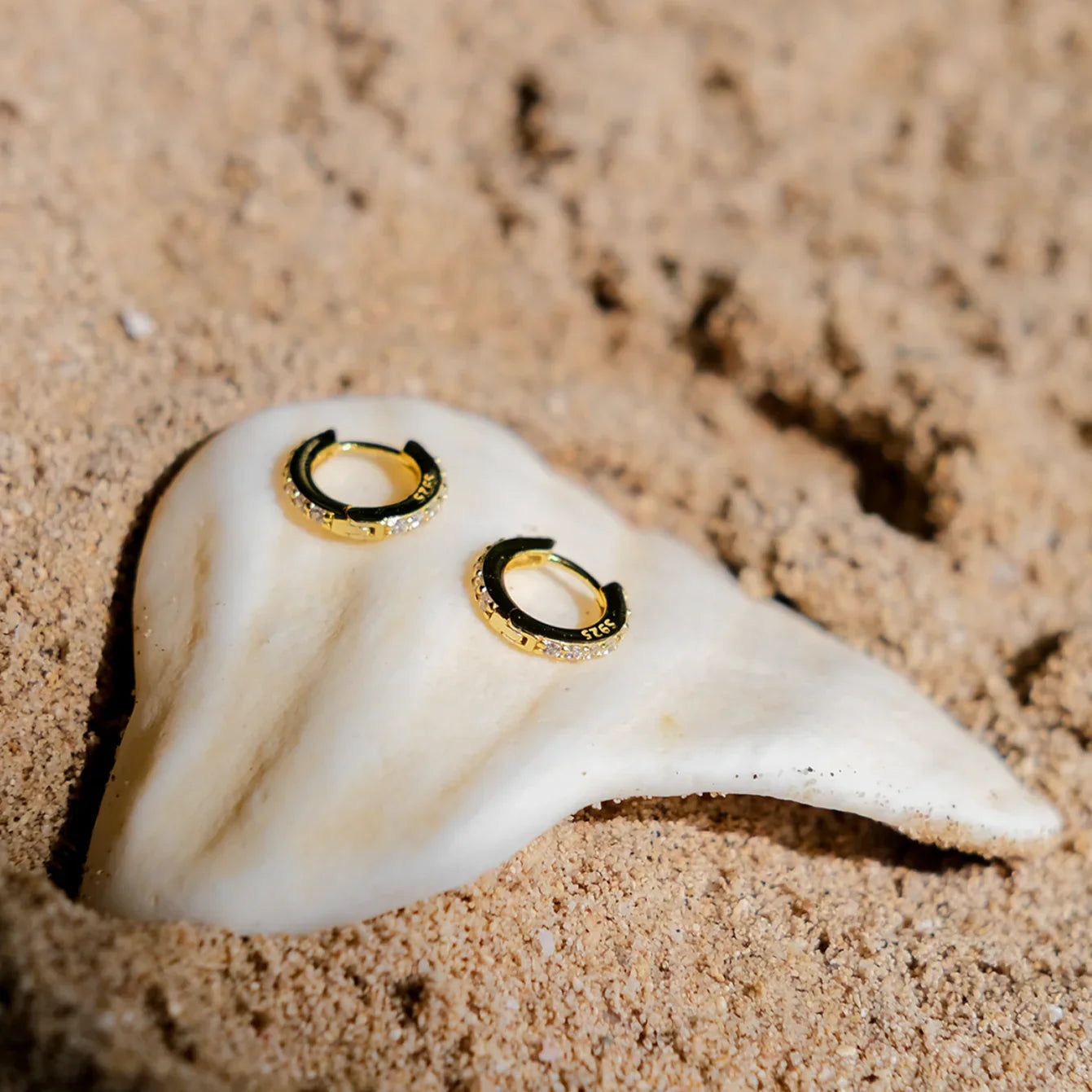 [Gaonasi]Terra Huggie Earrings