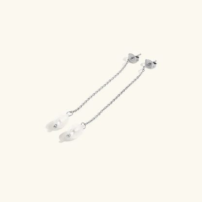 [Gaonasi]Tessa Pearl Tassel Earrings