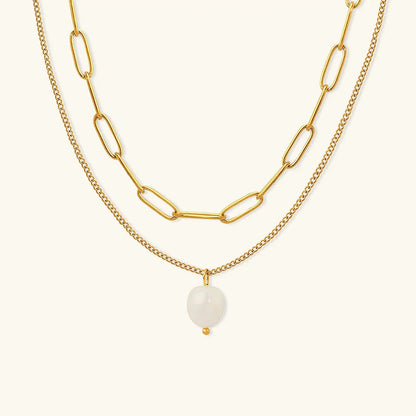 [Gaonasi]Tropica Freshwater Pearl Necklace