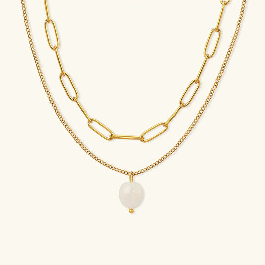 [Gaonasi]Tropica Freshwater Pearl Necklace