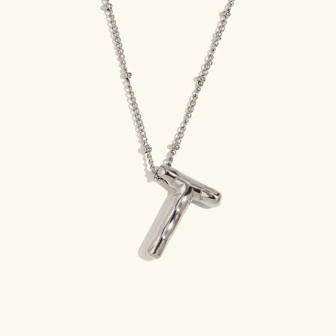 [Gaonasi]Balloon Gold Initial Necklace