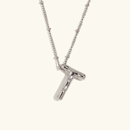 [Gaonasi]Balloon Gold Initial Necklace