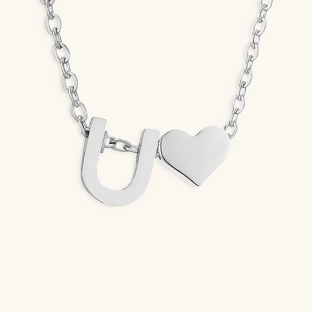 [Gaonasi]Ria Initial Letter Gold Necklace