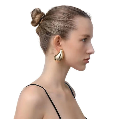[Gaonasi]Sandra Teardrop Gold Earrings