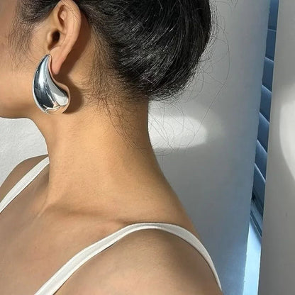 [Gaonasi]Sandra Teardrop Gold Earrings