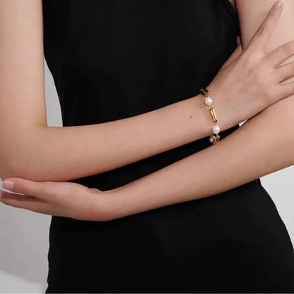[Gaonasi]Janna Pearl Chain Bracelet