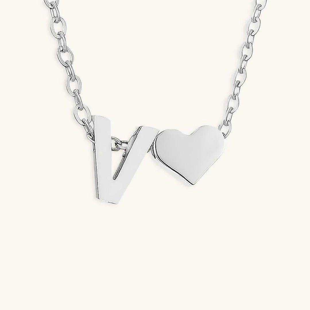 [Gaonasi]Ria Initial Letter Gold Necklace