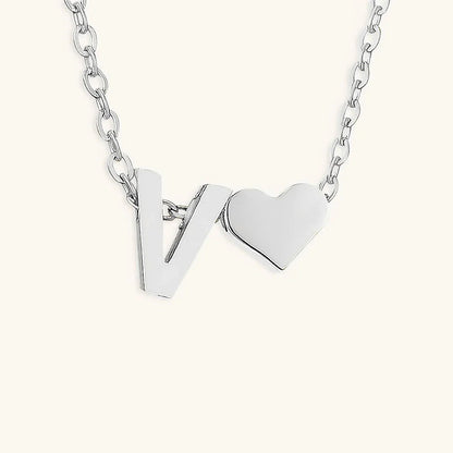 [Gaonasi]Ria Initial Letter Gold Necklace