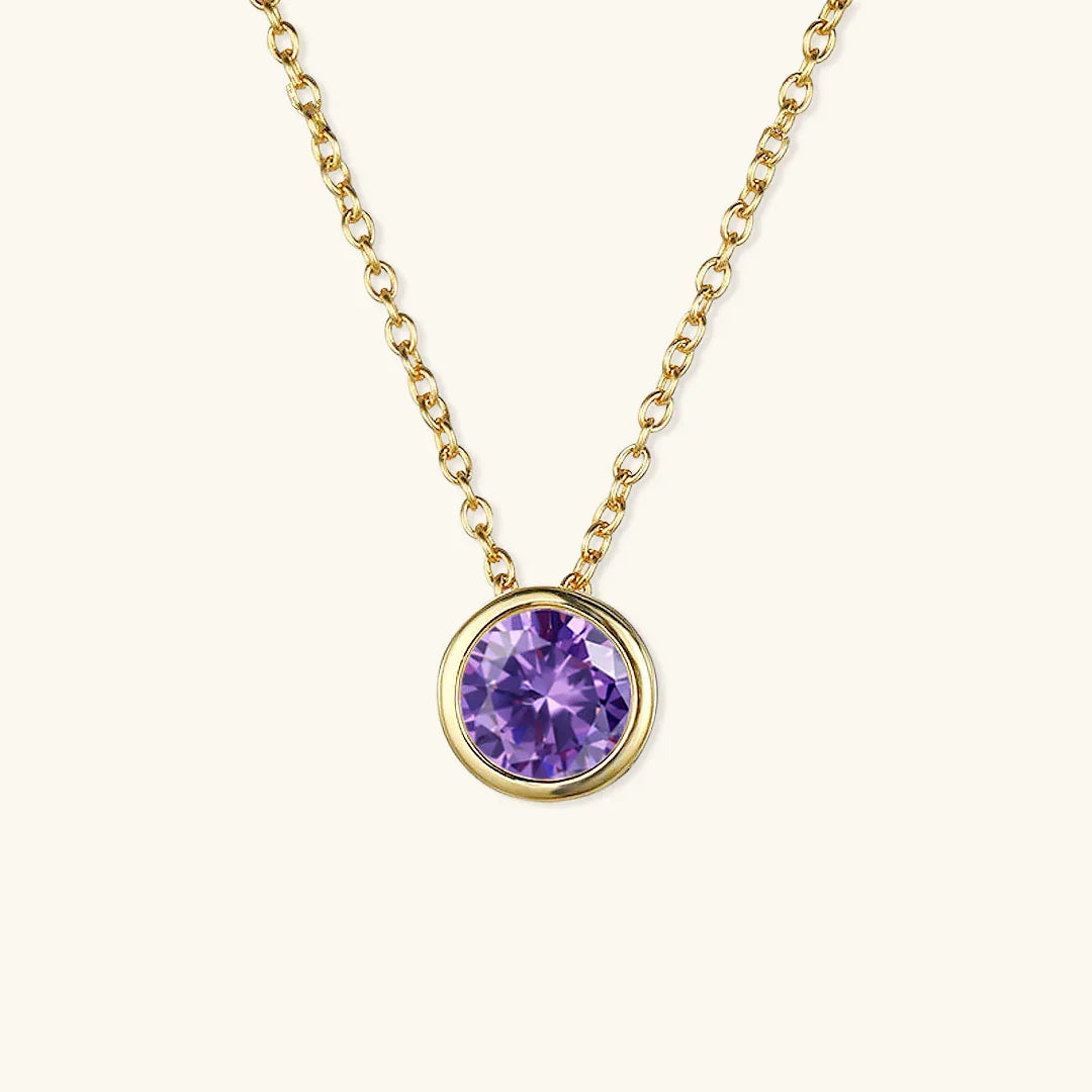 [Gaonasi]Amelia Birthstone Necklace