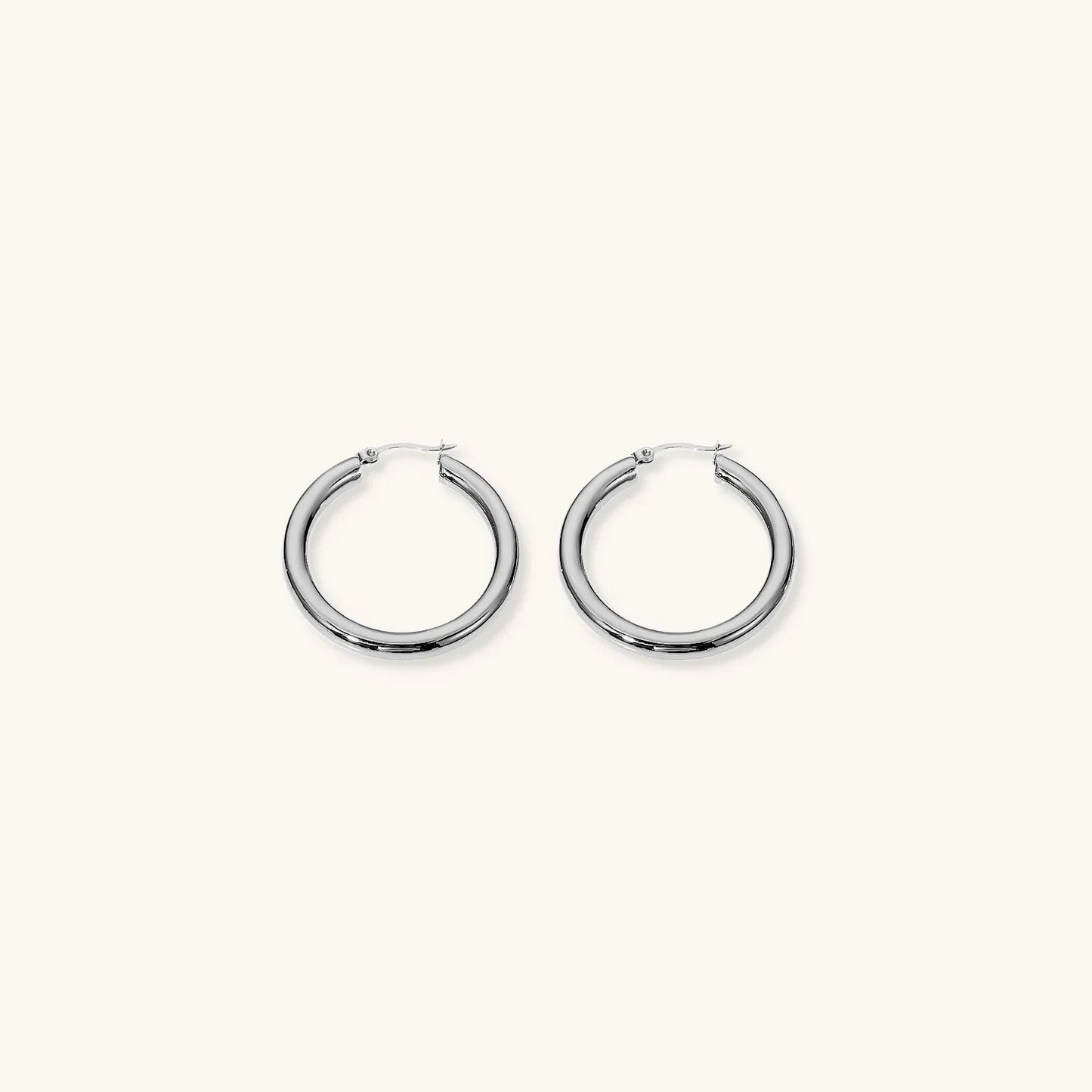 [Gaonasi]Wide Hoop Earrings