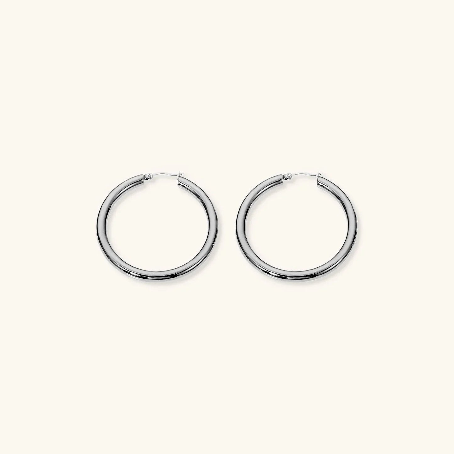 [Gaonasi]Wide Hoop Earrings
