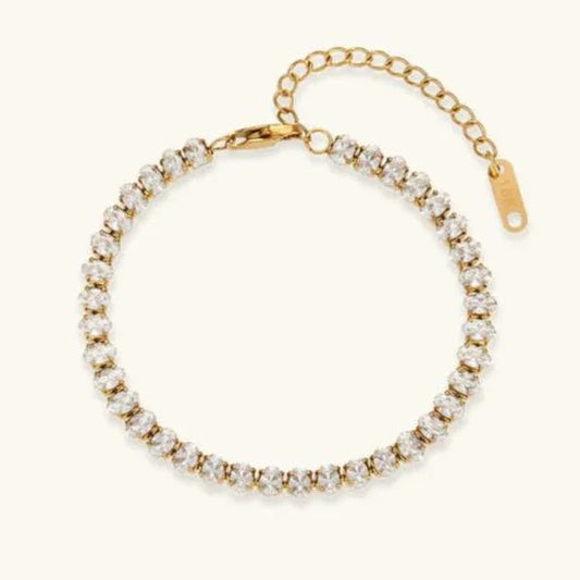[Gaonasi]Wisteria Diamond Tennis Bracelet