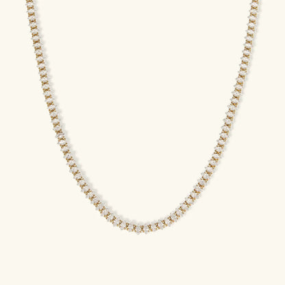 [Gaonasi]Wisteria Diamond Tennis Necklace