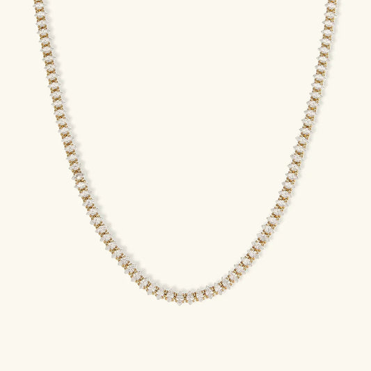 [Gaonasi]Wisteria Diamond Tennis Necklace