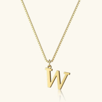 [Gaonasi]Therese Letter Initial Gold Necklace
