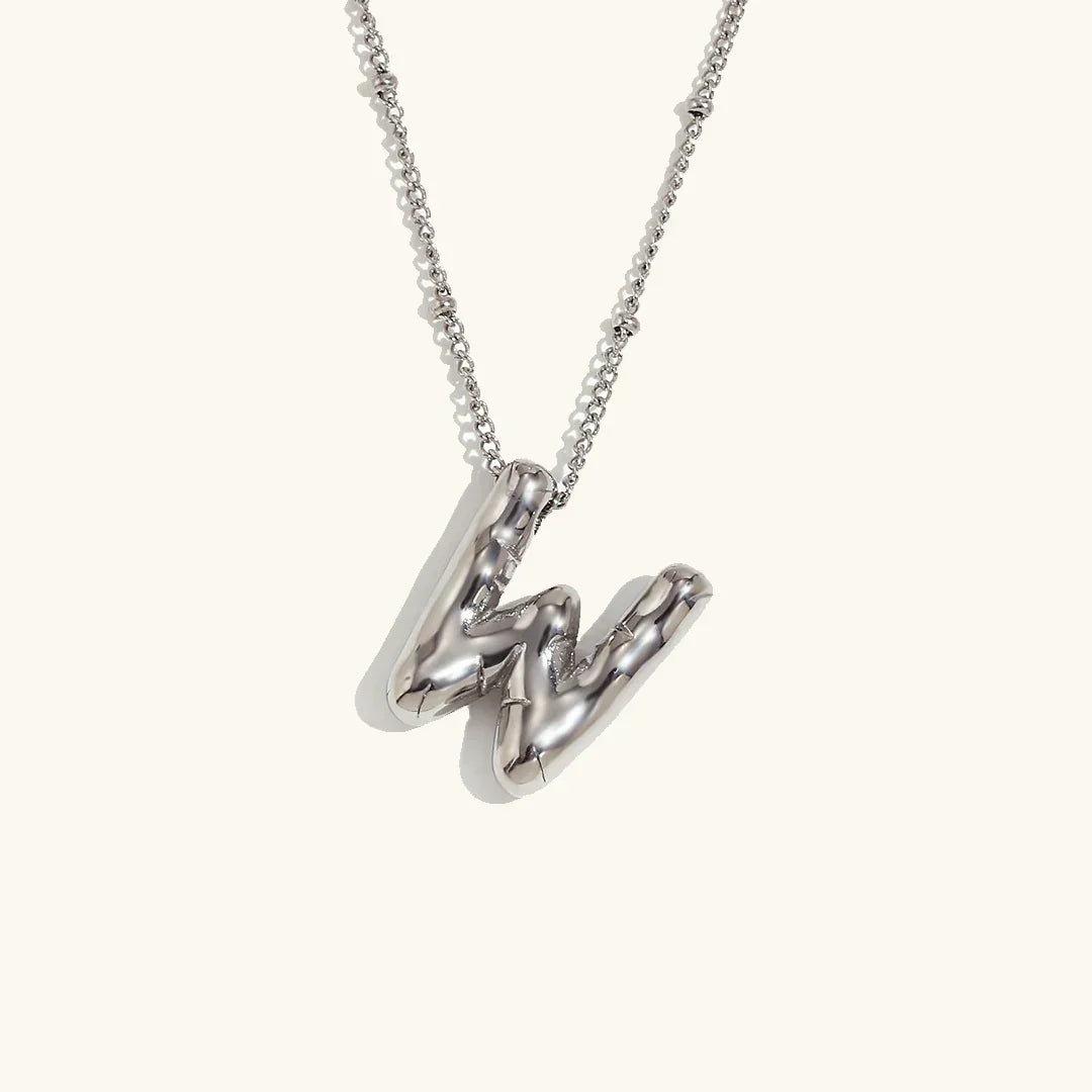 [Gaonasi]Balloon Gold Initial Necklace
