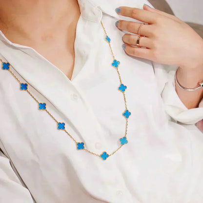 [Gaonasi]CLOVER 20 MOTIFS TURQUOISE GOLD